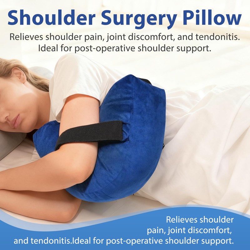 KUAZIDAR Rotator Cuff Pillow, Shoulder Surgery Side Sleeper Pillow, S