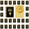 Landical Org Enamel Pin Holy Bible Square Pins for Suit