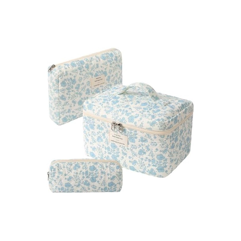 GWMWON 3 Piezas De Cosmetiqueras Estampadas Exclusivas Para Maquillaje