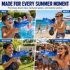 Hawdinoo Electric Water Gun Pistol with LED Lights, Sound Effects,