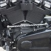 POWER JAMES Chrome Reversed Drillhole Shift Linkage for Harley Softail