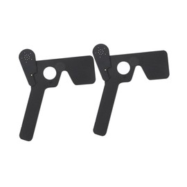 Mobestech 2pcs Eye Occluder for Vision Testing Light Shielding Orthoptist Tools Essential Optometry Accessories for Accurate Eye Exams and