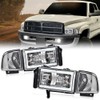 G-PLUS LED Light Bar Headlights w/o Bulbs Compatible with Dodge