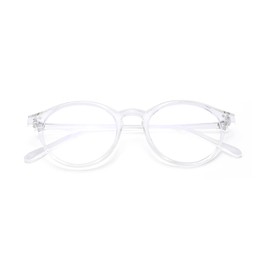 Pro Acme Blue Light Glasses for Women Men, Blue Light Blocking Glasses, Round Computer Glasses Eyeglasses(Transparent)