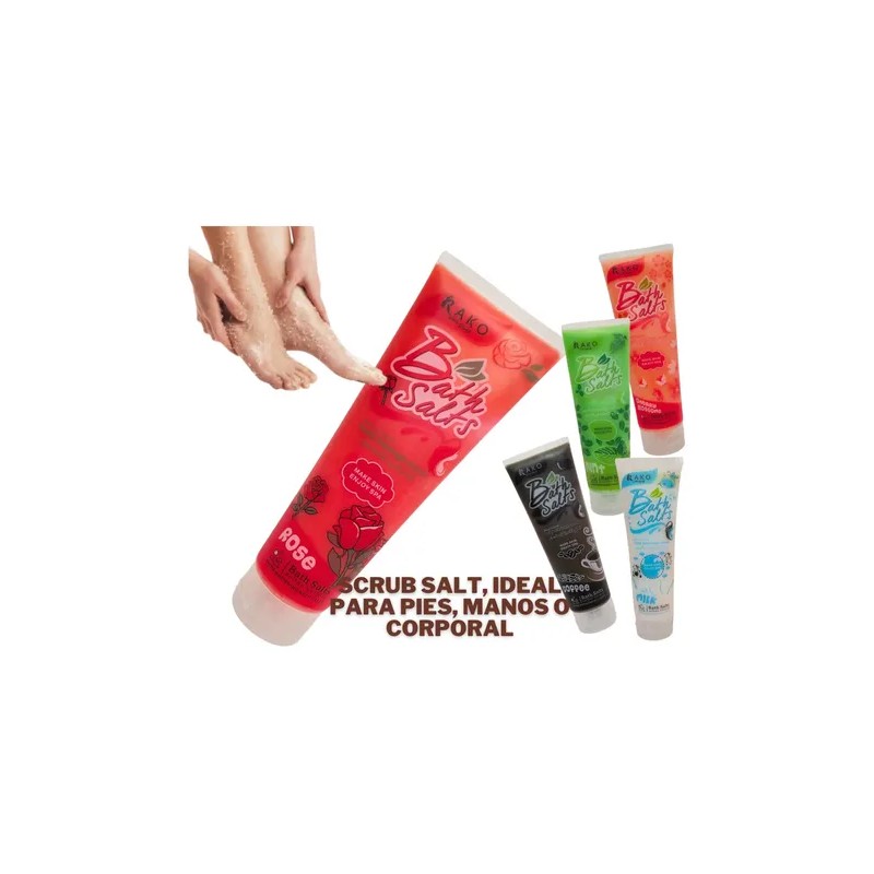 3 Pzasexfoliante Corporal Rako 380 Gr Cafe, Rosas, Etc