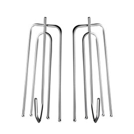 Curtain Hooks Metal Rails Curtain Hooks for Hanging Accessories Curtain Hooks Curtain Hooks Curtain Clips Curtain Hooks Accessories Stainless Steel Pack of 40