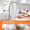 OWOFAN Kitchen Sink Faucet with Soap Dispenser, Kitchen Faucet with