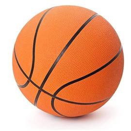 SDMAX 1x Size 7 Orange Rubber Basketball for Kids, Boys, Adults, Men, Women - Ideal for Outdoor and Indoor Gaming Sport - Suitable for Ages 3 to 10 Years