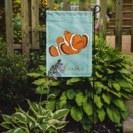 Caroline's Treasures BB8580GF Clown Fish Garden Flag Mailbox Flag Decorative Yard Flag Banner Outside Patio Artwork Yard Flower Beds, Garden Size, Multicolor