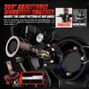 MUEYNIUK Upgraded H4/HB2/9003 Light Bulbs, 36000LM Super Bright 6500K 800%