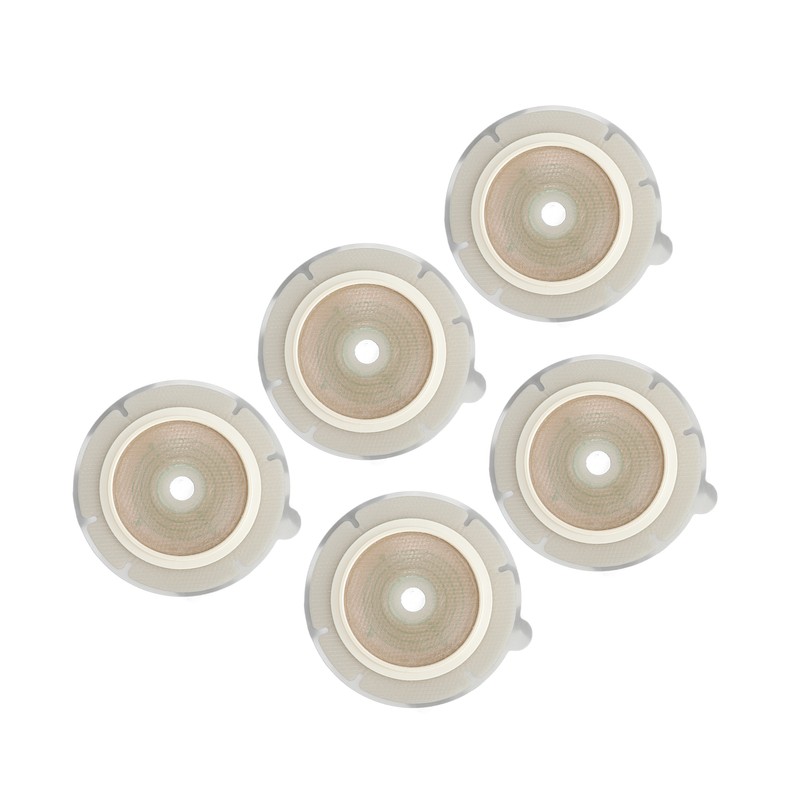 5pcs Stomahesive Flexible Skin Barrier 2 Pieces Clear Scale Hydrocolloid