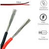 Elweyoo 26AWG Extension Cable Electric Wire Cord Red Black 2