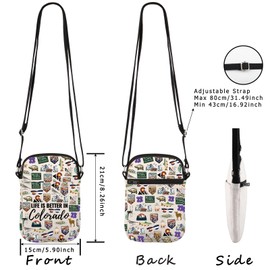 Colorado Travel Trip Gift Life is Better in Colorado Makeup Bag Colorado Vacation Souvenirs (in Colorado CR EU)