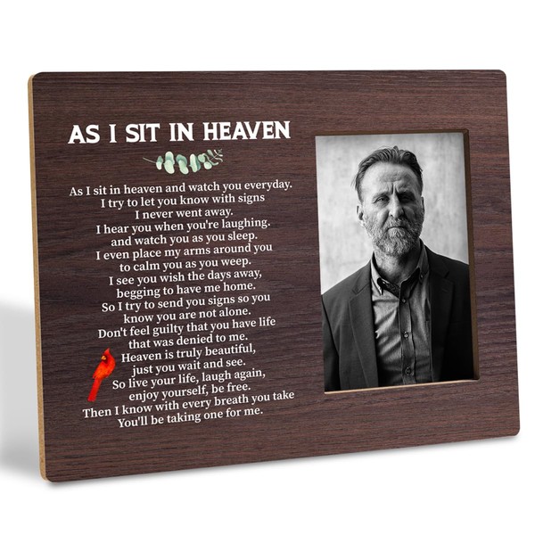 Memorial Photo Frame of Loved One, Sympathy Gift for Loss