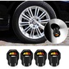 4Pcs Tire Valve Stem Caps Explosion Valve Cover Aluminum Alloy