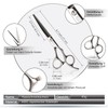 CIICII Professional Hairdressing Scissors Set