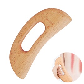 Cassa Board, Promotes Blood Circulation, Massage Board, Cassa Facial Device, Scraping Board, Facial Facial Cassa Plate, Natural, Portable, Wooden, Easy to Hold, Cheeks, Legs, Health, Beauty, Unisex