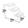 Pet Gear Easy Step III Extra Wide Pet Stairs, 3