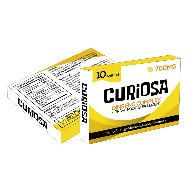 CURIOSA Gold Extra Strong 700MG | Maximum Duration, Immediate Effect,