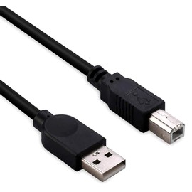 Eopzol 10ft USB 2.0 PC/Mac Transfer Data Sync Cable Type A Male to B Male Cord for Behringer Xenyx Q502USB Q802USB DJ Mixer Audio Interface