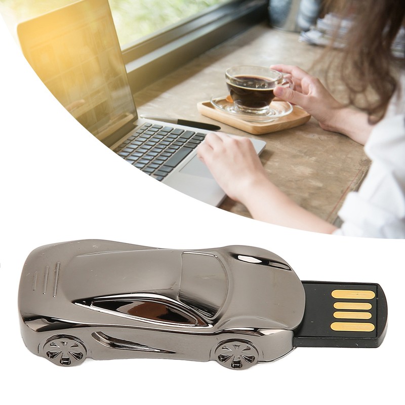 USB Flash Drive Cool Sports Car Shape Plug and Play