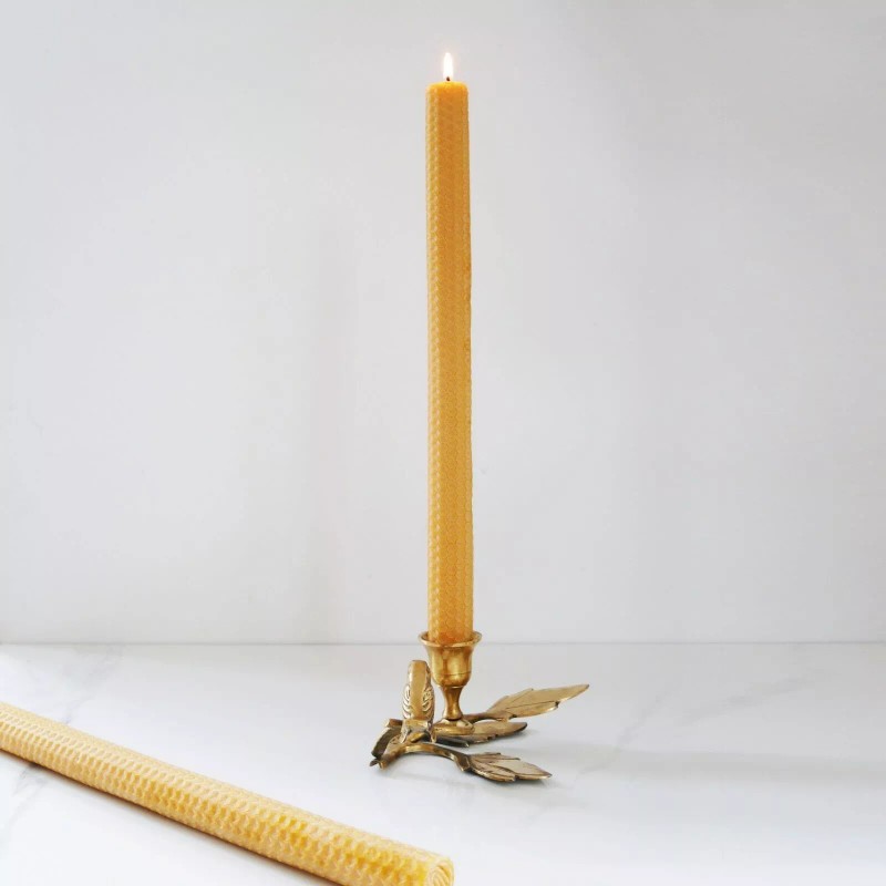 Perin-Mowen 36 Pack Perin-Mowen Hand Rolled 12” Honeycomb Beeswax Candles