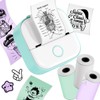 Phomemo T02 Sticker Printer with 3 Rolls Paper- Mini Printer