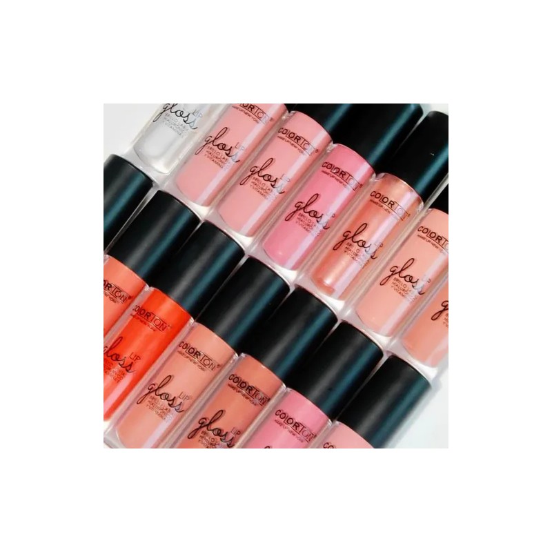 Labial Lip Gloss Con Acido Hialuronico Colorton Tono Cleary