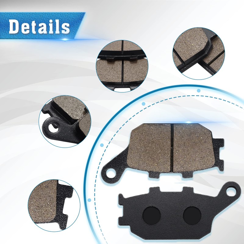 Yerbay Rear Brake Pads for Honda CBF1000 2006-2015/ CRF 1000