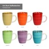 MamboCat, 6-piece. Coffee Cup Set Plain Colourful Tea Large Pot