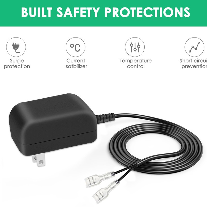 Mrgru 3V Replacement Power Adapter for Dexen Fireplace Compatible with