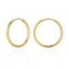 Follome Paperclip Earrings for Women 18K Gold Chain Link Hoop