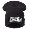 4sold Comme des down Beanie Hat in Black, Jor23an (White)