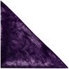 Luxury Purple Crushed Velvet Pocket Square, Handkerchief