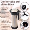 TOPANBIETER 999 Nutmeg Mill Spice Mill Nutmeg Grinder Stainless Steel