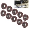10PCS CNC Carbide Inserts Indexable Round Milling Inserts Lathe Cutting