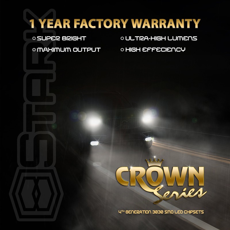 2x 2W Kit 120 lm - LED Bulbs - Crown