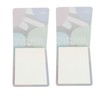 2pcs Liquid Foundation Palette Paper Disposable Makeup Coloring Paper with