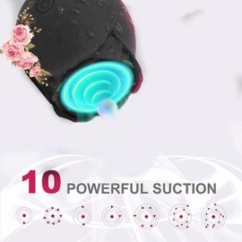 2026 New Red Roses Flower Toy for Women, Whisper-Quiet & Waterproof Design Toys P0221