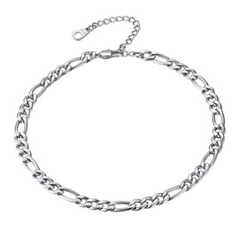 Anklet, Unisex, Popular, Surgical Stainless Steel, Hypoallergenic, Simple, Stylish, Unisex, Pair Accessories, Stainless Steel