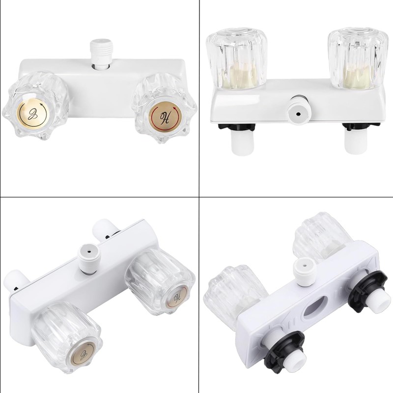 RV Shower Faucet with Shower head and Hose - Non-Metallic