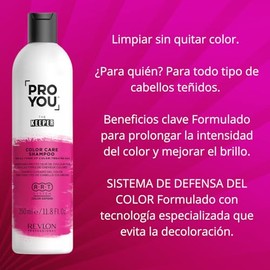 Shampoo Cuidado De Color The Keeper Pro You | Para Cabello Teñido | Prolonga El Color | Intensidad Y Brillo | Formulado Con Tecnología Especializada | 350ml