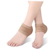 TOVINANNA 2 Pairs Moisturizing Heel Protective Socks of Comfortable Gel