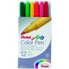 Pentel Felt-tip Pen S360-12 Multi-Coloured – Coloured Sign Pens (Multi,