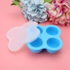 01 Egg Bite Mold, Silicone Egg Steamer, Four Holes Convenient