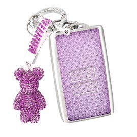 OFF WE GO Car Key Case Key Cover for Renault Clio Captur Dacia Duster Scenic Kadjar Megane Talisman Koleos Espace Zoe Arcan Key Cover Key Case Purple