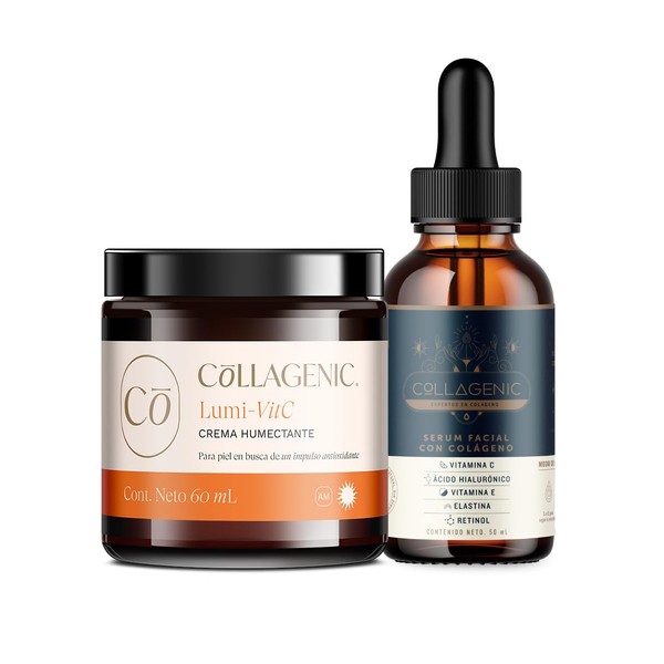 COLLAGENIC 2 Pack Serum Crema Facial 50 ml Serum con