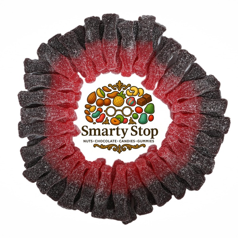 Smarty Stop Sour Cola Bottle Gummy Candy (1 Pound, Cherry)