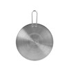 INOXPRAN Induction Plate, Stainless Steel, Grey, 21 x 21 x
