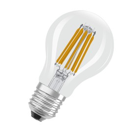 OSRAM LED Superstar Classic LED-Lampe A 100 in klassischer Kolbenform, klarer Glaskörper, 7.2 W, 1521 lm, E27 Fassung, 2700 K für warmweißes Licht, EEK A, 60 mm Durchmesser, 6-Pack